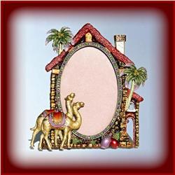 24K GOLD SWAROVSKI CRYSTAL PHOTO FRAME 3 X 4