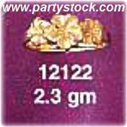 NEW Solid 14K Gold 3 Plumeria Flowers Ring Girl's