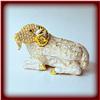 Image 1 : 24K GOLD ARIES RAM SWAROVSKI CRYSTAL JEWELRY BOX 