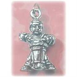 SOLID STERLING SILVER NECKLACE DRUMMER BOY INDIA