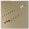 Image 2 : 5" SOLID 14K DANGLE GOLD EARRINGS 3.5" 2.5"