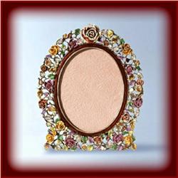 ROSE LATTICE FILIGREE PHOTO FRAME 3.5 X 5 INCH SW