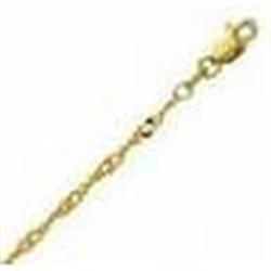 SOLID 14K GOLD 18 CHAIN 2.5G NECKLACE SINGAPORE NEW