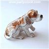 Image 1 : BEAGLE PUPPY!  DOG! 24K GOLD CRYSTALS JEWELRY BOX