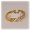 Image 1 : $495 10K YELLOW GOLD GENUINE DIAMOND WEDDING BAND