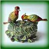 Image 1 : NEW LOVE BIRDS GOLD SWAROVSKI CRYSTAL JEWELRY BOX