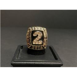 DEREK JETER 1995-2014 MLB #2 HALL OF FAME CHAMPIONSHIP REPLICA RING "JETER"