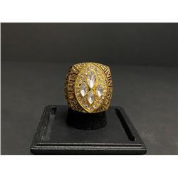 SAN FRANCISCO 49ERS 1989 NFL SUPERBOWL CHAMPIONSHIP REPLICA RING "MONTANA"