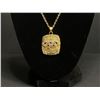 Image 1 : NECKLACE VANCOUVER 2010 OLYMPICS PENDANT MENS ICE HOCKEY GOLD MEDAL GAME