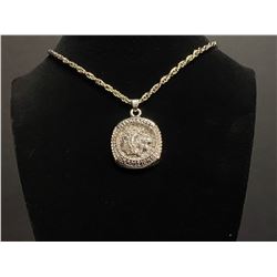 NECKLACE CHICAGO BLACKHAWKS 2015 CHAMPIONSHIP PENDANT