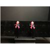 Image 1 : CUFFLINKS NEW ENGLAND PATRIOTS BREAST CANCER