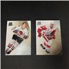 Image 1 : 2 CARD LOT 2009/10 U.D THE CUP BOBBY HULL & NICKLAS LIDSTROM BASE CARDS