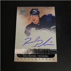 2011/12 UPPER DECK THE CUP ROOKIE AUTOGRAPH CARD PAUL POSTMA #D/199