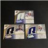 Image 1 : 3 CARD JERSEY LOT 2005 SPX ROOKIE JERSEYS #D/1999