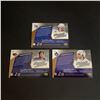 Image 2 : 3 CARD JERSEY LOT 2005 SPX ROOKIE JERSEYS #D/1999