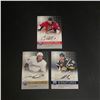 Image 1 : 3 AUTOGRAPH CARDS BE A PLAYER HOCKEY LOT UPPER DECK TRAVIS MOEN, CHRIS PHILLIPS,  JASON POMINVILLE