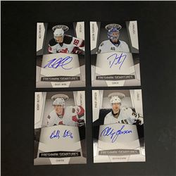 4 AUTOGRAPH CARDS LOT HOCKEY PANINI ALL NUMBERED #/1299