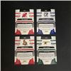 Image 2 : 4 AUTOGRAPH CARDS LOT HOCKEY PANINI ALL NUMBERED #/1299