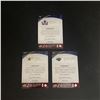 Image 2 : 3 AUTOGRAPH CARDS BE A PLAYER HOCKEY LOT UPPER DECK OSCAR MOLLER, PIERRE-MARC BOUCHARD, MARTY TURCO