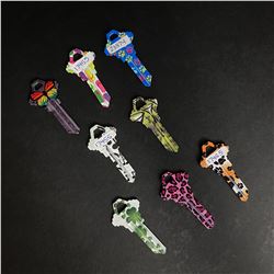 LOT OF 8 BRAND NEW UNCUT KEYS