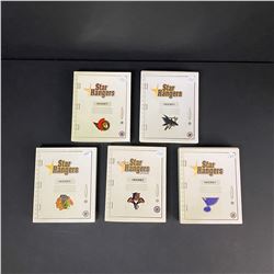 SMALL SIZE STAR HANGERS LOT OF 5