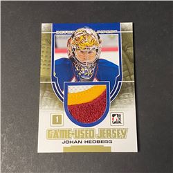 2014 IN THE GAME JOHAN HEDBERG GAME USED JERSEY PATCH CARD