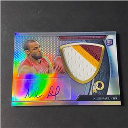 NILES PAUL WASHINGTON REDSKINS TOPPS PATCH CARD 2011 TOPPS #D/356