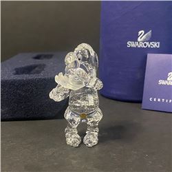 SWAROVSKI CRYSTAL "SNEEZY" FROM SNOW WHITE AND 7 DWARFS
