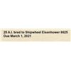 Image 1 : 25 A.I. bred to Shipwheel Eisenhower 8625 - Due March 1, 2021