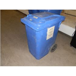 Blue Recycling Bin