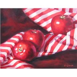 Sue Cowan AFCA (Canadian, 1952 - ), Red Delicious