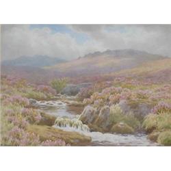 Bertram Moorish: British, 20th Century, Devonshire Moorland Scenes 