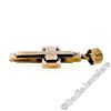 Image 5 : Victorian 8kt Rose Gold Reversible Brushed Finish Cross Pendant