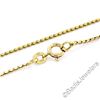 Image 7 : Italian 18kt Yellow Gold Round Diamond Polished Cross Pendant Necklace