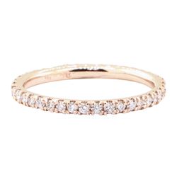 0.60 ctw Diamond Eternity Ring - 14KT Rose Gold