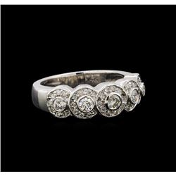 14KT White Gold 0.67 ctw Diamond Ring