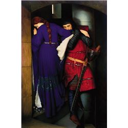 Frederick Burton - Meeting On The Turret Stairs