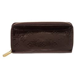 Louis Vuitton Amarante Vernis Monogram Zippy Wallet