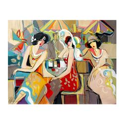 Isaac Maimon - "Spring Flowers" Original Acrylic Painting on Canvas, Hand Signed