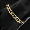 Image 3 : Vintage 14kt Yellow Gold 8.4mm Large Gucci Link Chain Bracelet