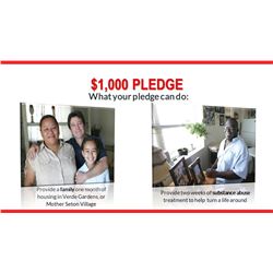 $1,000 Pledge