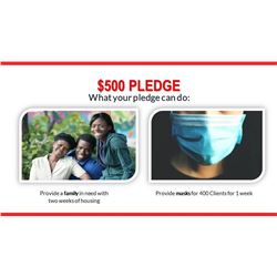 $500 Pledge