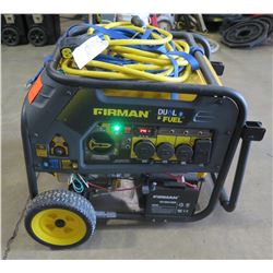 Firman 7500W Generator, Dual Fuel (Starts & Runs - See Video)