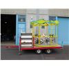 Image 2 : 5-Horse Trailer Mounted Carousel Merry-Go-Round Ride