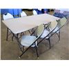 Image 1 : 1 Table and 6 Chairs