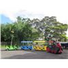 Image 2 : Oak Tree Village Trackless Train w/ 3 Carts, Diesel