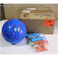 Qty 130 Inflatable Monster Balls