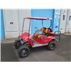 Image 2 : EZ GO Golf Cart w/ Jakes' Lift Kit & Rim Tires, Gas, Runs & Drives - See Video