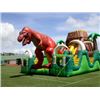 Image 1 : Jurassic Obstacle Course Inflatable 35'L x 25'W x 18' H (blower not included)