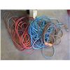 Image 1 : Qty 5 - Mixed size Extension Cords - 14-12 guage cords